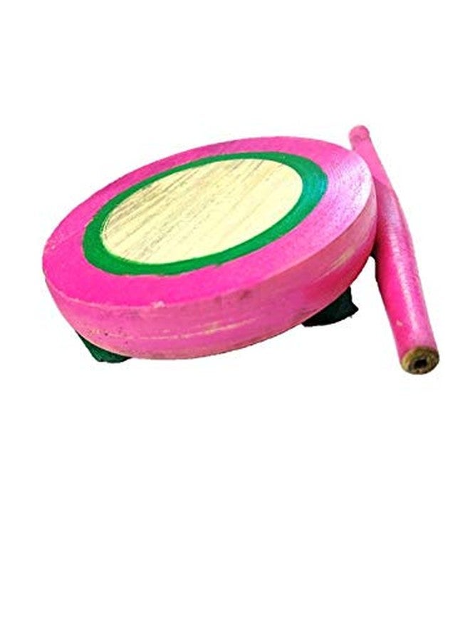 ARMAN SPOONS Royals Kids Baby Miniature Handmade Wooden Chakla Belan Set (Colorful) with Rolling Pin and Board for Kids - Image 5
